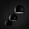 Lampa wisząca ZOE S czarna 3xE27