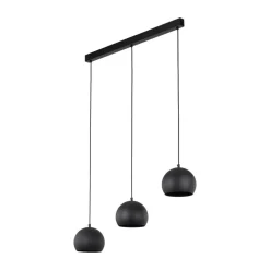 Lampa wisząca ZOE S czarna 3xE27