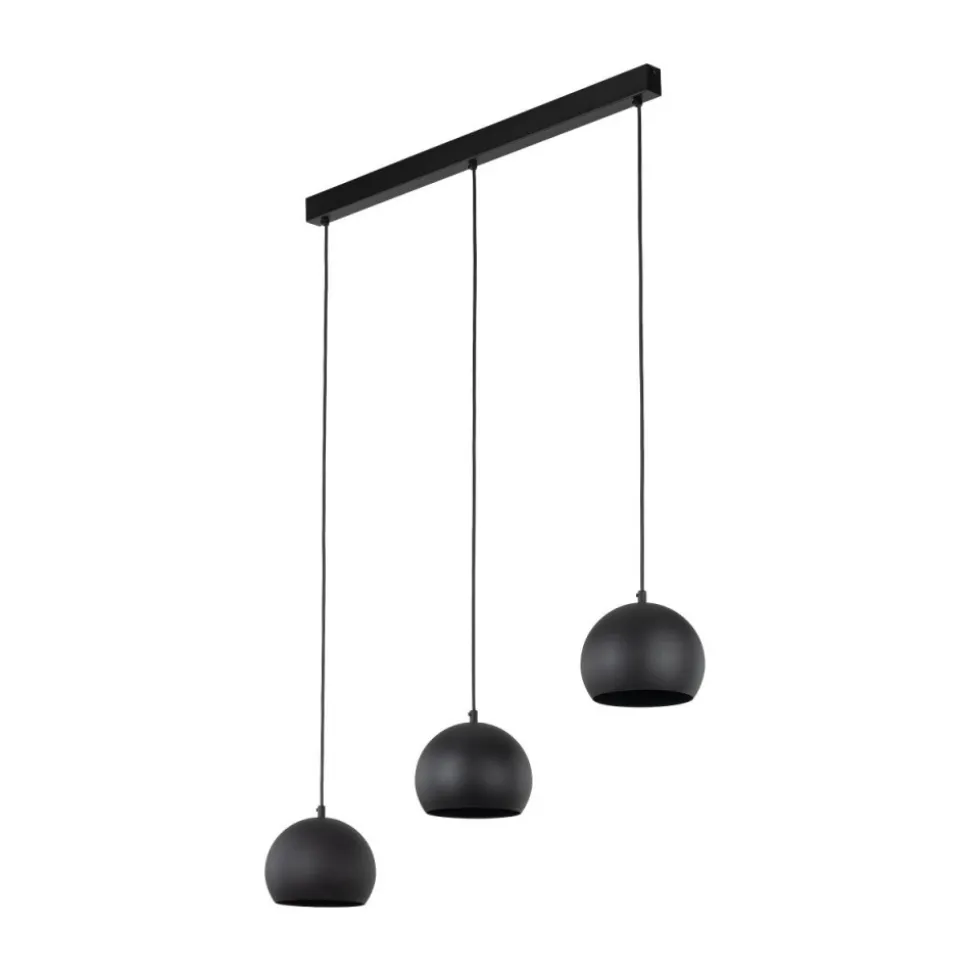 Lampa wisząca ZOE S czarna 3xE27