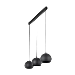 Lampa wisząca ZOE S czarna 3xE27
