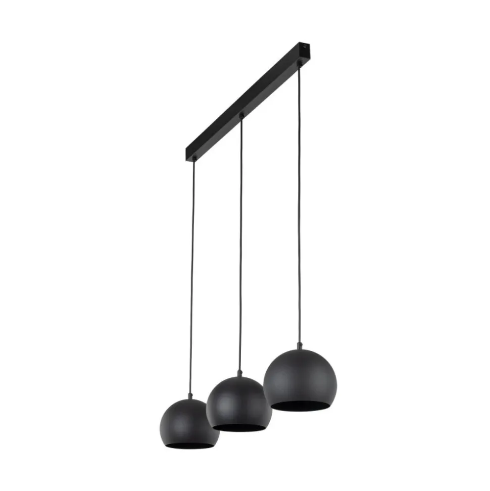 Lampa wisząca ZOE S czarna 3xE27