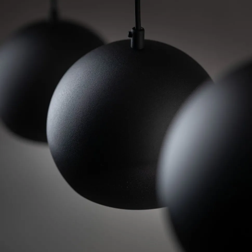 Lampa wisząca ZOE S czarna 3xE27