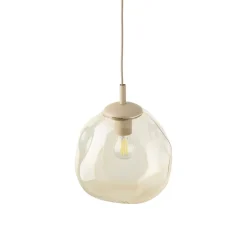 Lampa beżowa LAVA M sabia beżowa 1xE27 * TK Lighting New
