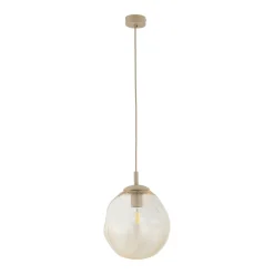 Lampa beżowa LAVA M sabia beżowa 1xE27 * TK Lighting New