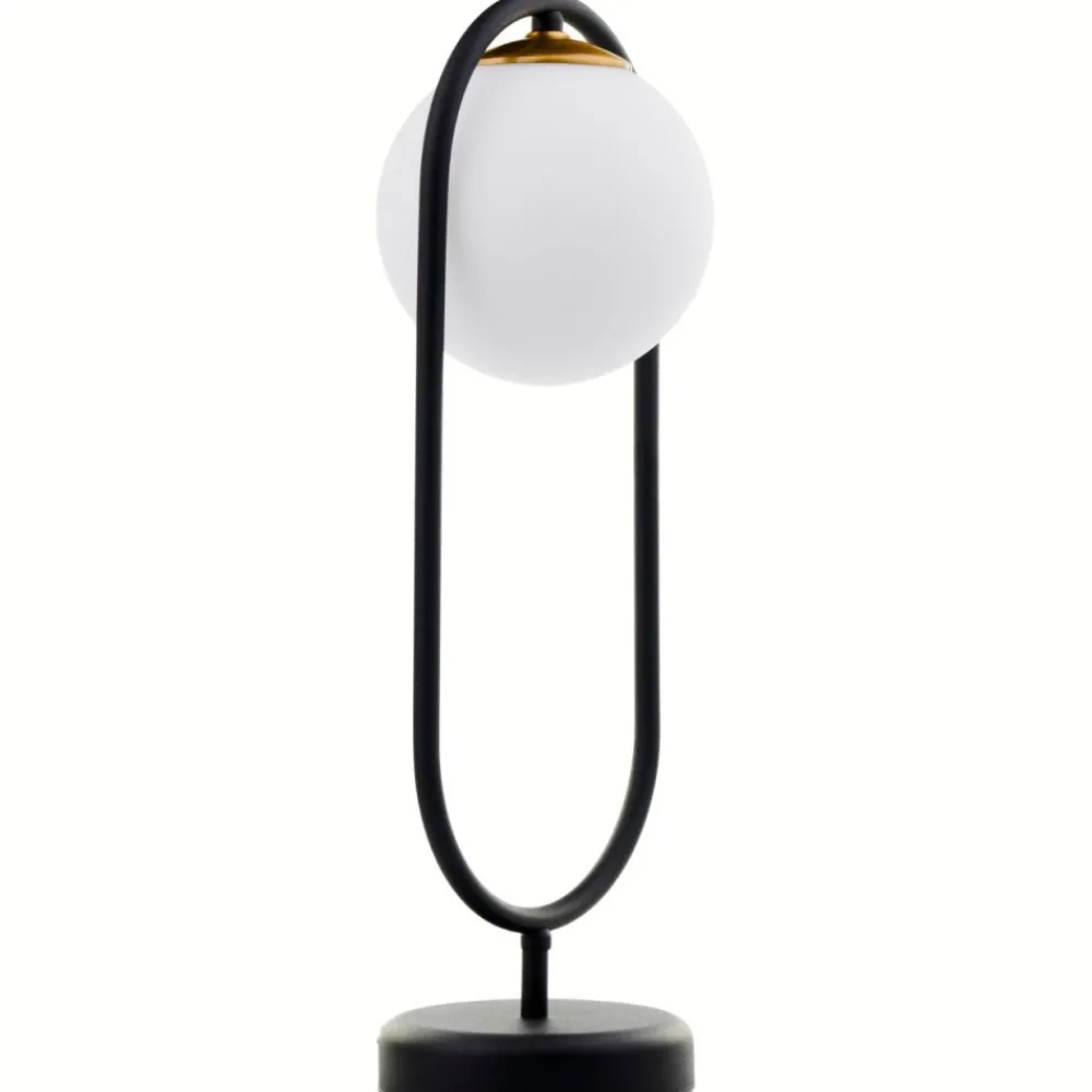 Lampa biurkowa IGON czarna złota 1xE14 * Jupiter New