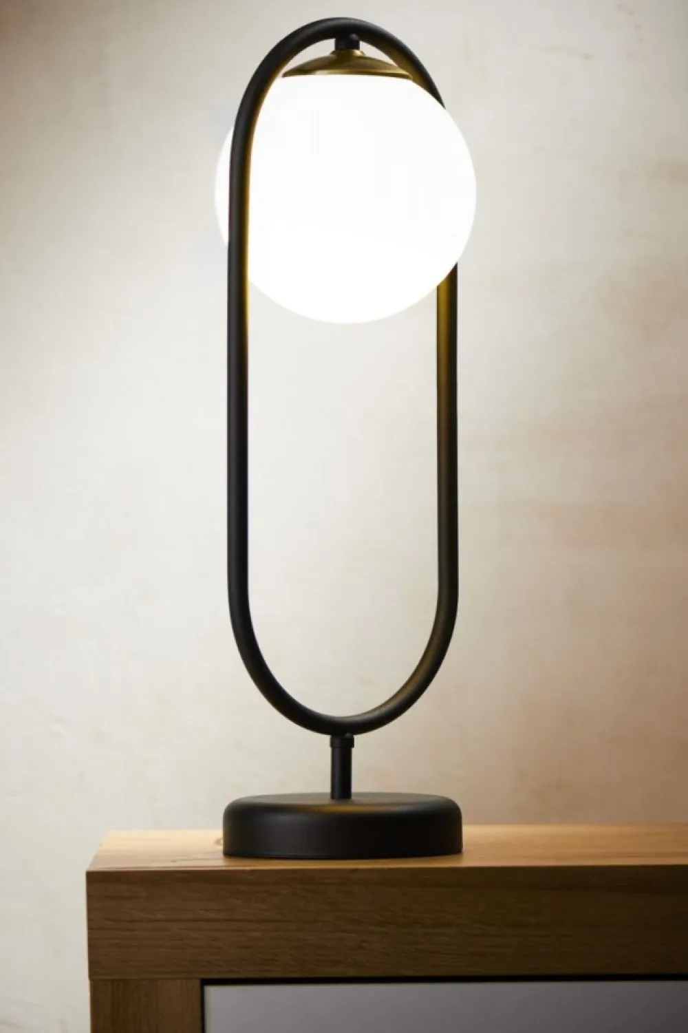 Lampa biurkowa IGON czarna złota 1xE14 * Jupiter New