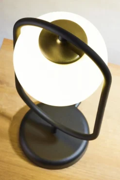Lampa biurkowa IGON czarna złota 1xE14 * Jupiter New
