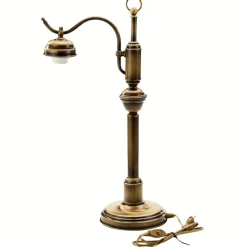 Lampa biurkowa OPAL mosiądz patynowany 1xE27 * Jupiter Clearance