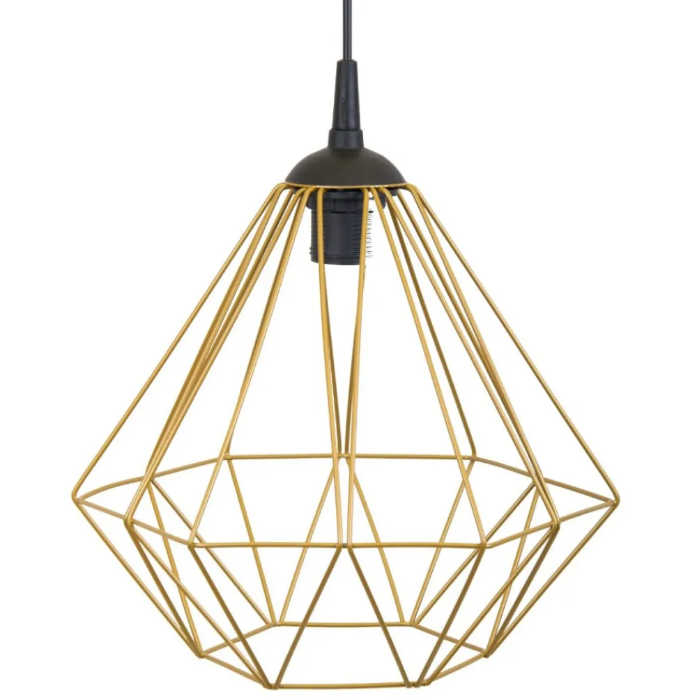 Lampa geometryczna Diamond złota 25 cm * HowHomely Discount