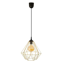 Lampa geometryczna Diamond złota 25 cm * HowHomely Discount