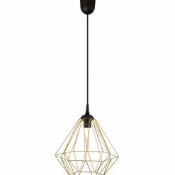 Lampa geometryczna Diamond złota 25 cm * HowHomely Discount