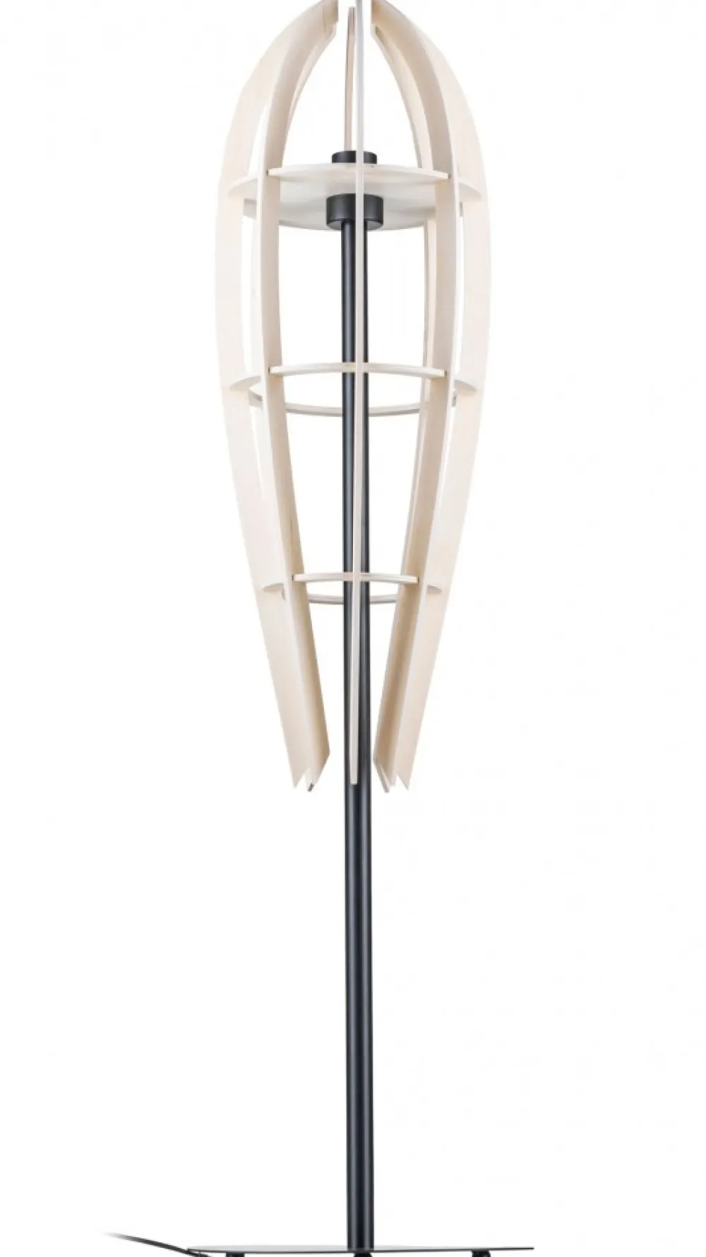 Lampa naturalna podłogowa Plywood 120 cm * Luminex Outlet