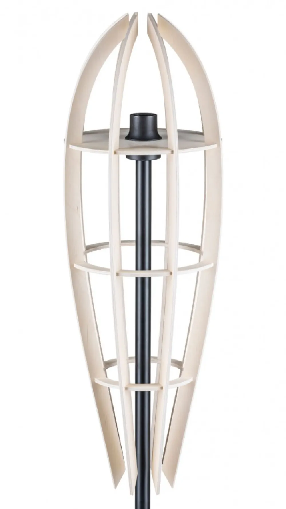 Lampa naturalna podłogowa Plywood 120 cm * Luminex Outlet