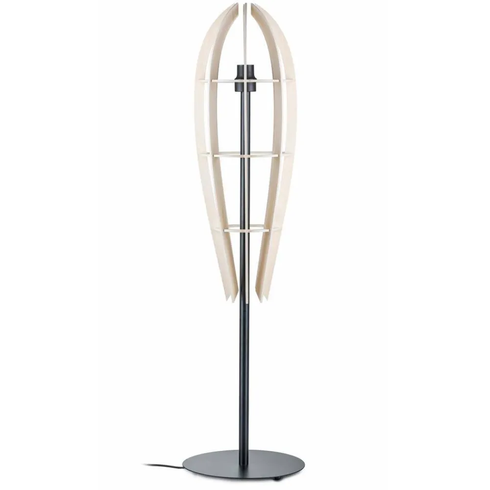 Lampa naturalna podłogowa Plywood 120 cm * Luminex Outlet