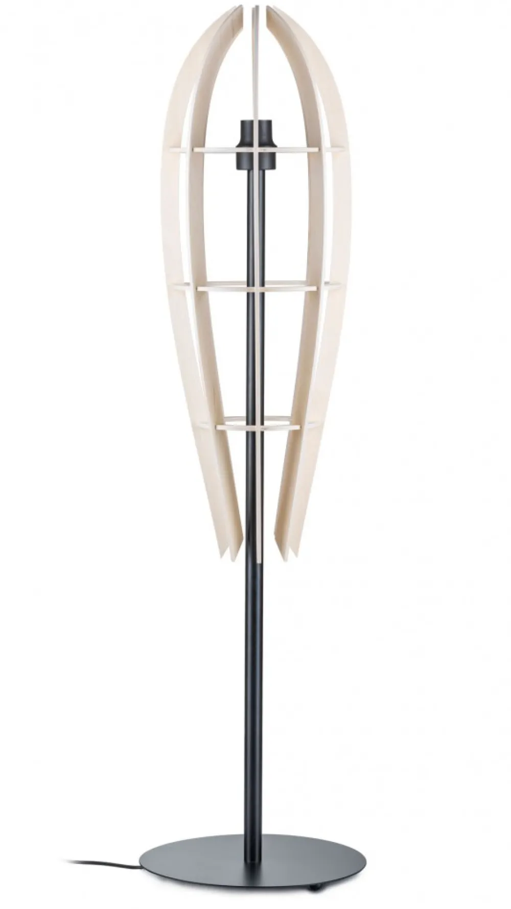 Lampa naturalna podłogowa Plywood 120 cm * Luminex Outlet