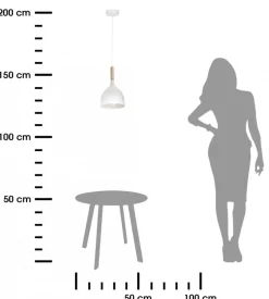 Lampa Noak Wood wisząca industrialna * Luminex