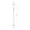 Lampa Ogrodowa OTTAWA Czarny 1xGU10 IP44 100cm * Nowodvorski Sale