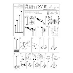 Lampa Ogrodowa PATHWAY Czarny 36W LED 3000K IP65 309cm * Nowodvorski Hot