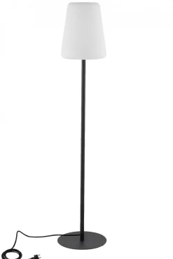 Lampa Ogrodowa PATIO Czarny Biały Klosz 1xE27 IP44 147,5cm * Nowodvorski Outlet