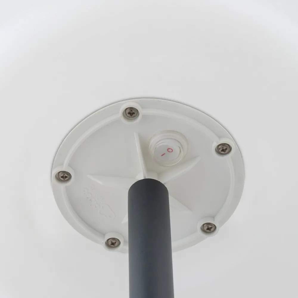 Lampa Ogrodowa PATIO Czarny Biały Klosz 1xE27 IP44 147,5cm * Nowodvorski Outlet