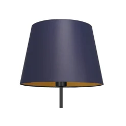 Lampa Podłogowa ARDEN Niebieski Złoty Abażur 1xE27 154cm * Luminex New
