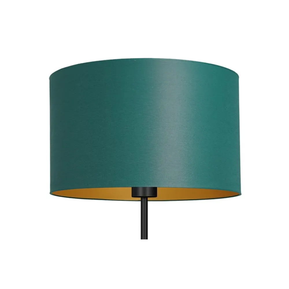 Lampa Podłogowa ARDEN Zielony Złoty Abażur 1xE27 150cm * Luminex Outlet
