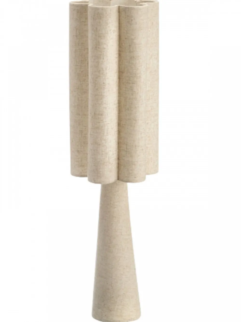 Lampa podłogowa beżowa len 130 cm * GIFTDECOR Clearance