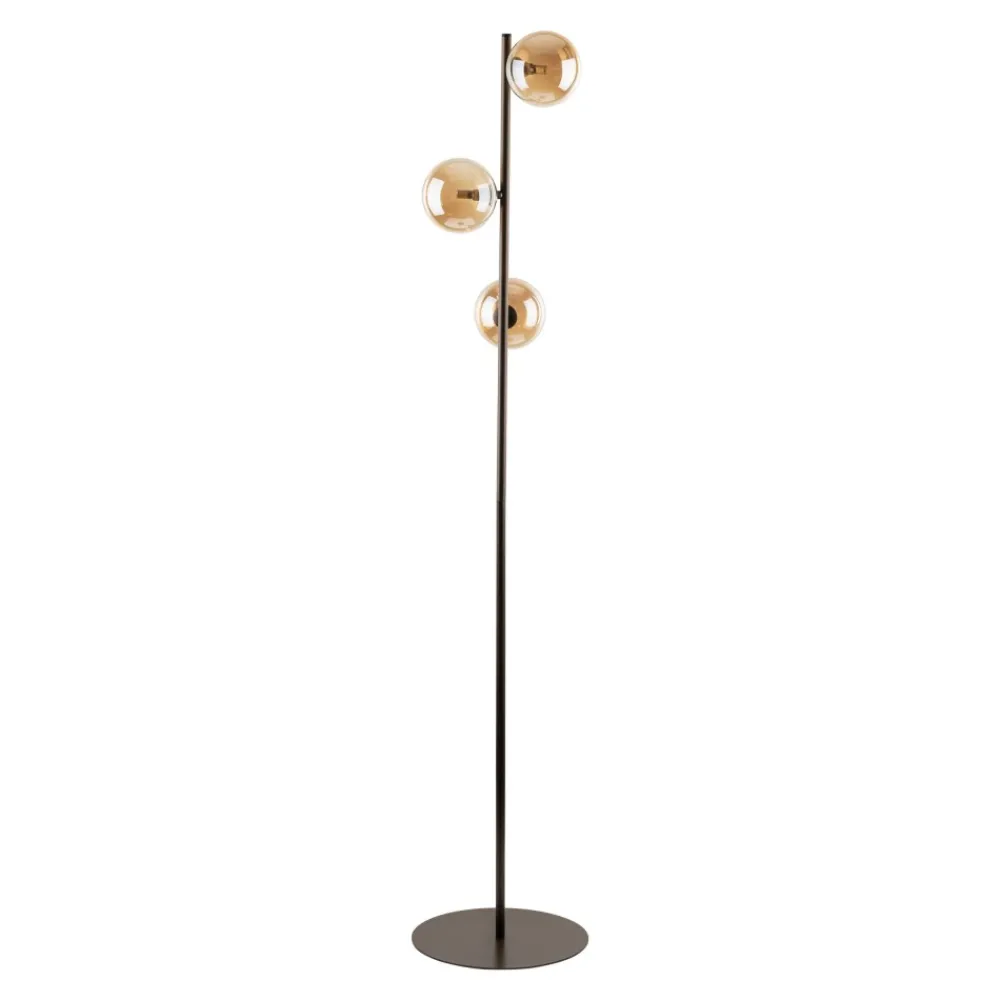 Lampa Podłogowa ESTERA Brązowy Szklane Klosze 3xG9 151cm * TK Lighting Best