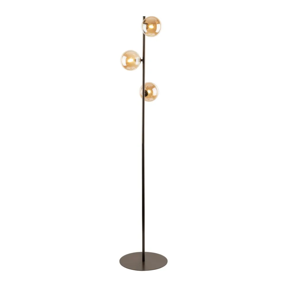Lampa Podłogowa ESTERA Brązowy Szklane Klosze 3xG9 151cm * TK Lighting Best