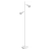 Lampa Podłogowa FLOWER Biały Srebrny 2xGU10 150cm * Eko-light Best