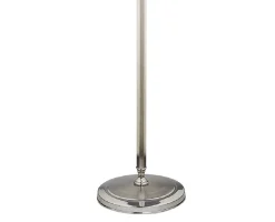 Lampa Podłogowa JULIA II Srebrny Szary Abażur 3xE27 166 cm * Jupiter