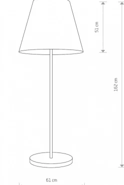 Lampa Podłogowa MOSS Czarny Abażur 1xE27 162cm * Nowodvorski Clearance