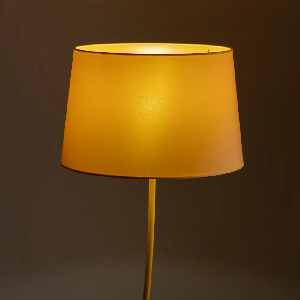 Lampa Podłogowa NICOLA Żółty Abażur 1xE27 150cm * TK Lighting