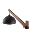 Lampa Podłogowa OSLO Czarny Drewno 1xE27 180cm * TK Lighting Clearance