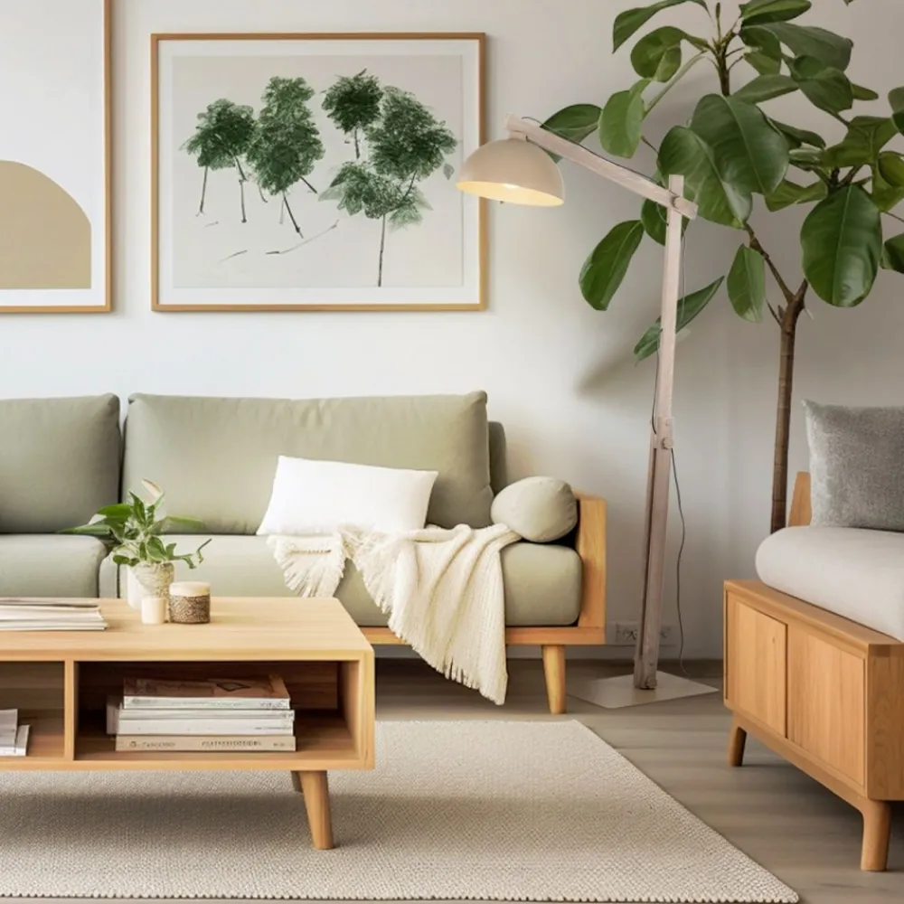 Lampa podłogowa OSLO sabia beżowa 1xE27 * TK Lighting New