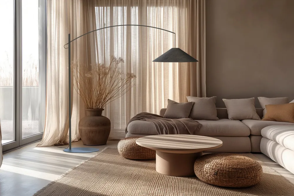 Lampa podłogowa POISE A szara 1xE27 * Nowodvorski Discount