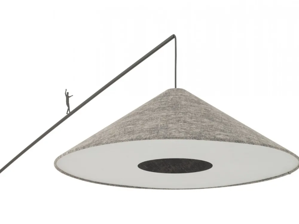 Lampa podłogowa POISE A szara 1xE27 * Nowodvorski Discount