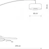 Lampa podłogowa POISE B granatowa 1xE27 * Nowodvorski Clearance