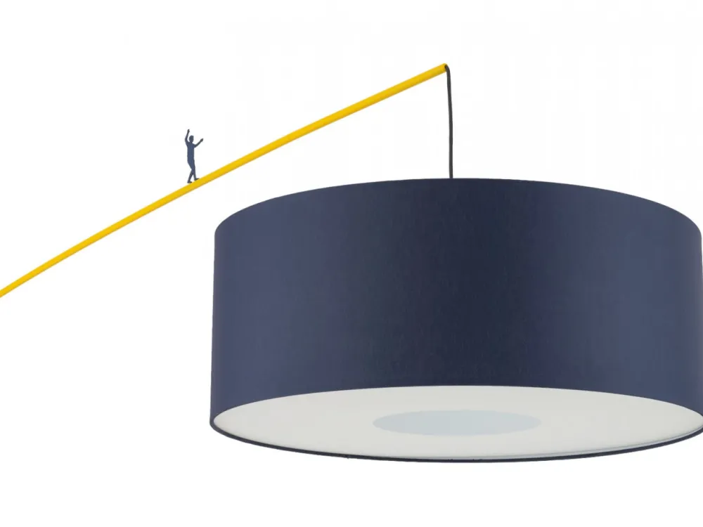 Lampa podłogowa POISE B granatowa 1xE27 * Nowodvorski Clearance