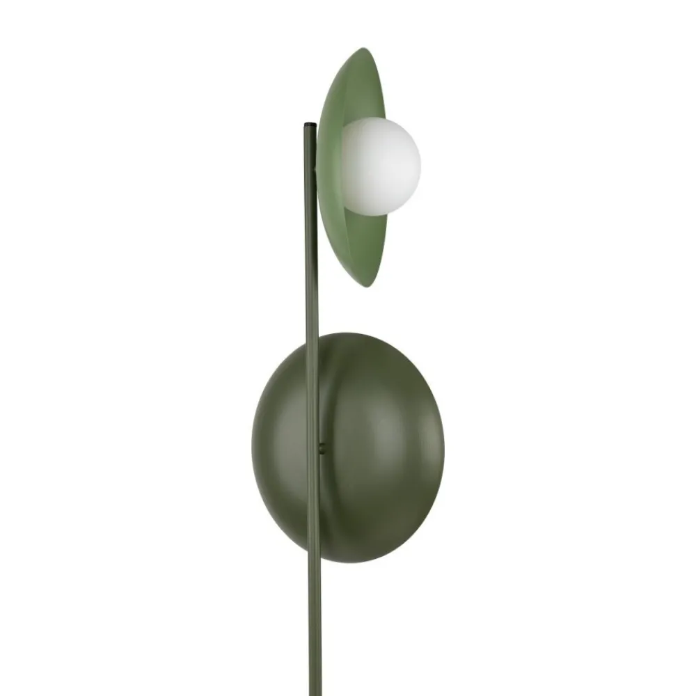 Lampa podłogowa SLATE MIX zielona klosz biały 2xG9 * TK Lighting Best
