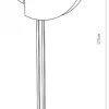 Lampa Podłogowa SUNSET Czarny Brązowy Drewniany Abażur 2xGX53 170cm * Nowodvorski Outlet