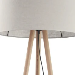 Lampa Podłogowa TOKYO Sosna Beżowy Abażur 1xE27 148cm * TK Lighting New
