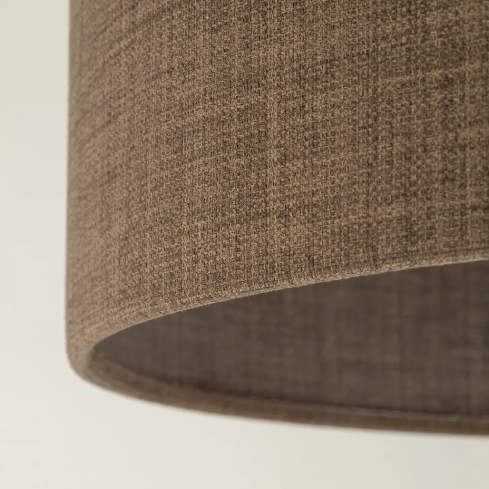 Lampa Podłogowa UMBERTO Złoty Brązowy Abażur 1xE27 155cm * TK Lighting
