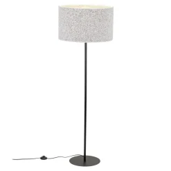 Lampa podłogowa VELLUM czarna abażur melanżowy 1xE27 * TK Lighting