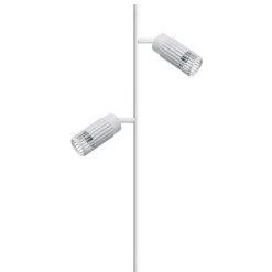 Lampa Podłogowa VERTICAL Regulowana Biały Metalowe Klosze 2xGU10 150cm * Eko-light