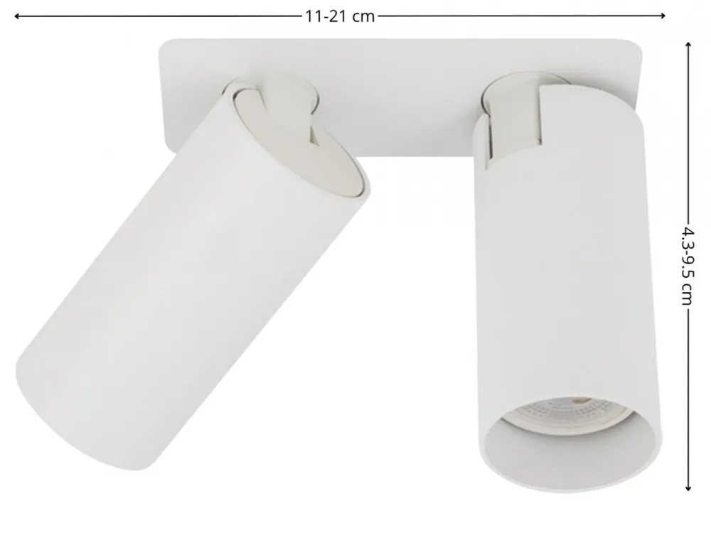 Lampa podtynkowa Spot FOURTY SURFACE biała 2xGU10 * Nowodvorski Best