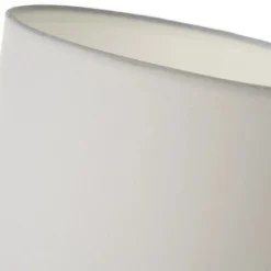Lampa stojąca biała z ceramiczną podstawą 28 cm * HowHomely Sale
