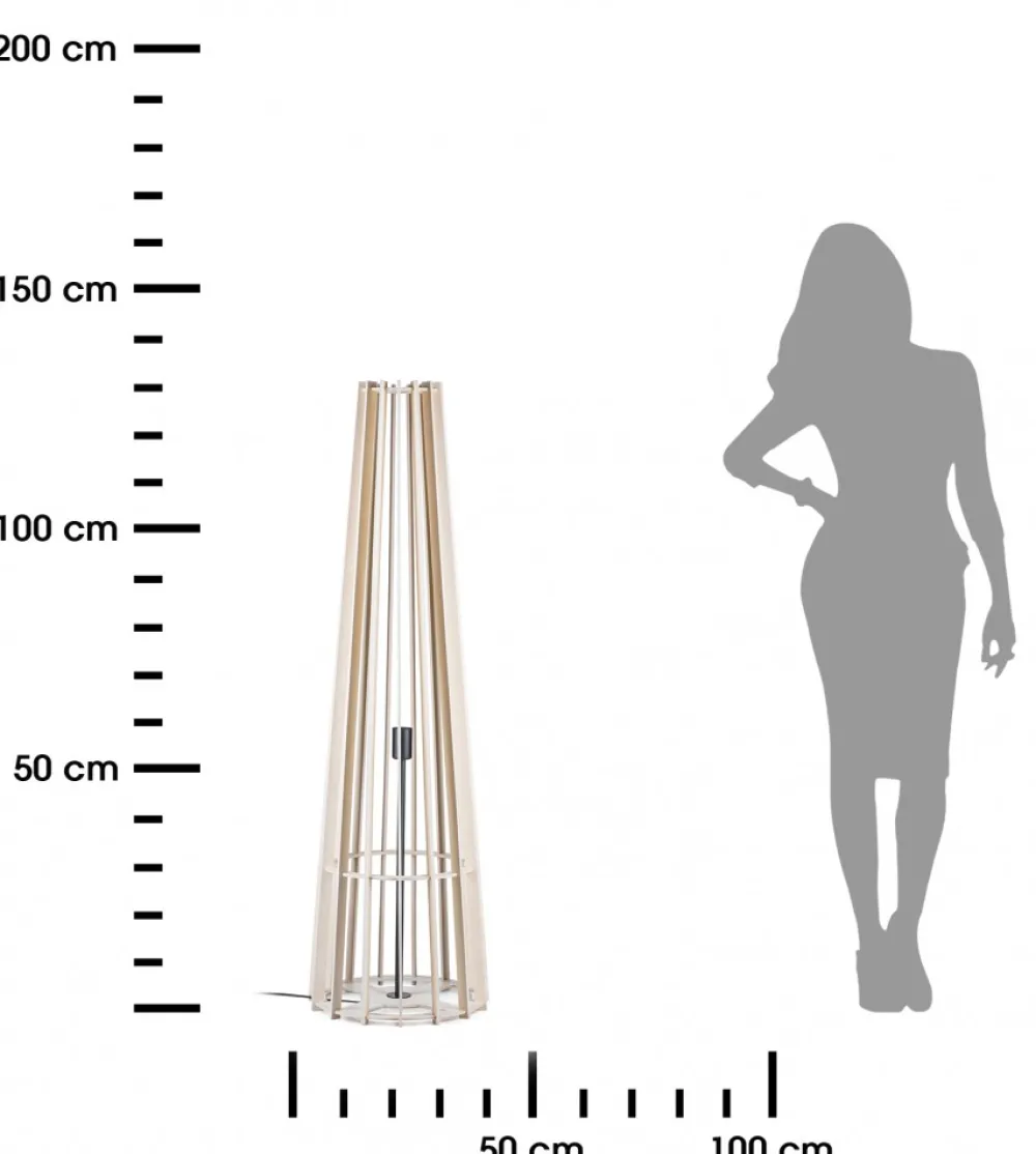 Lampa stojąca podłogowa 130 cm PLYWOOD * Luminex Clearance
