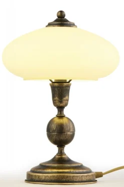 Lampa stołowa BOLERO złoty patynowany 1xE14 * Jupiter Discount