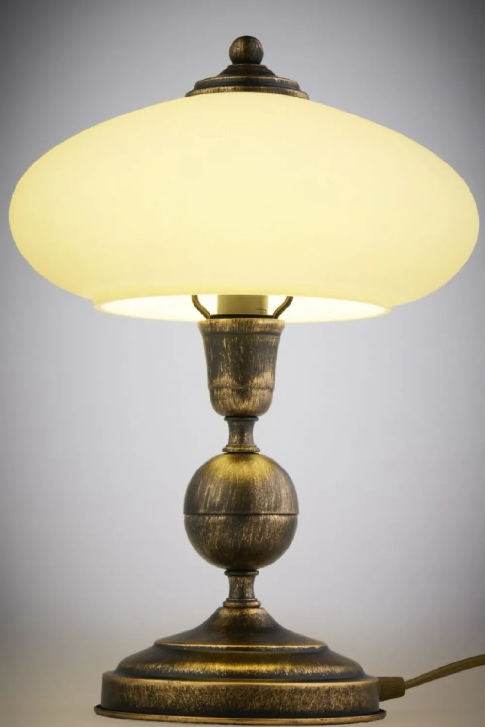 Lampa stołowa BOLERO złoty patynowany 1xE14 * Jupiter Discount